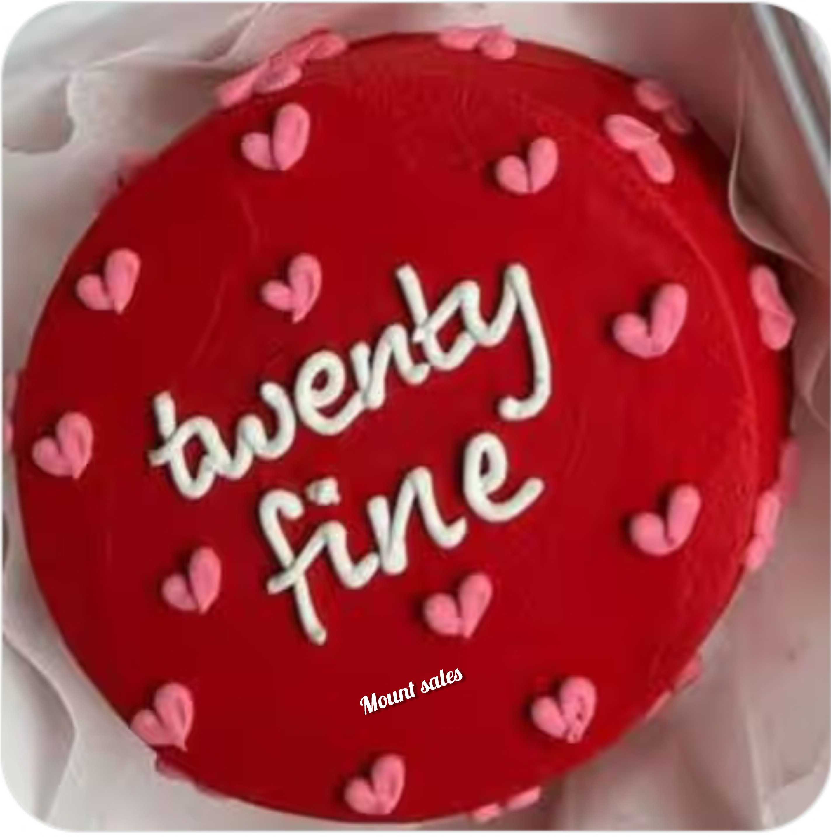 Premium RED N White Velvet Cake